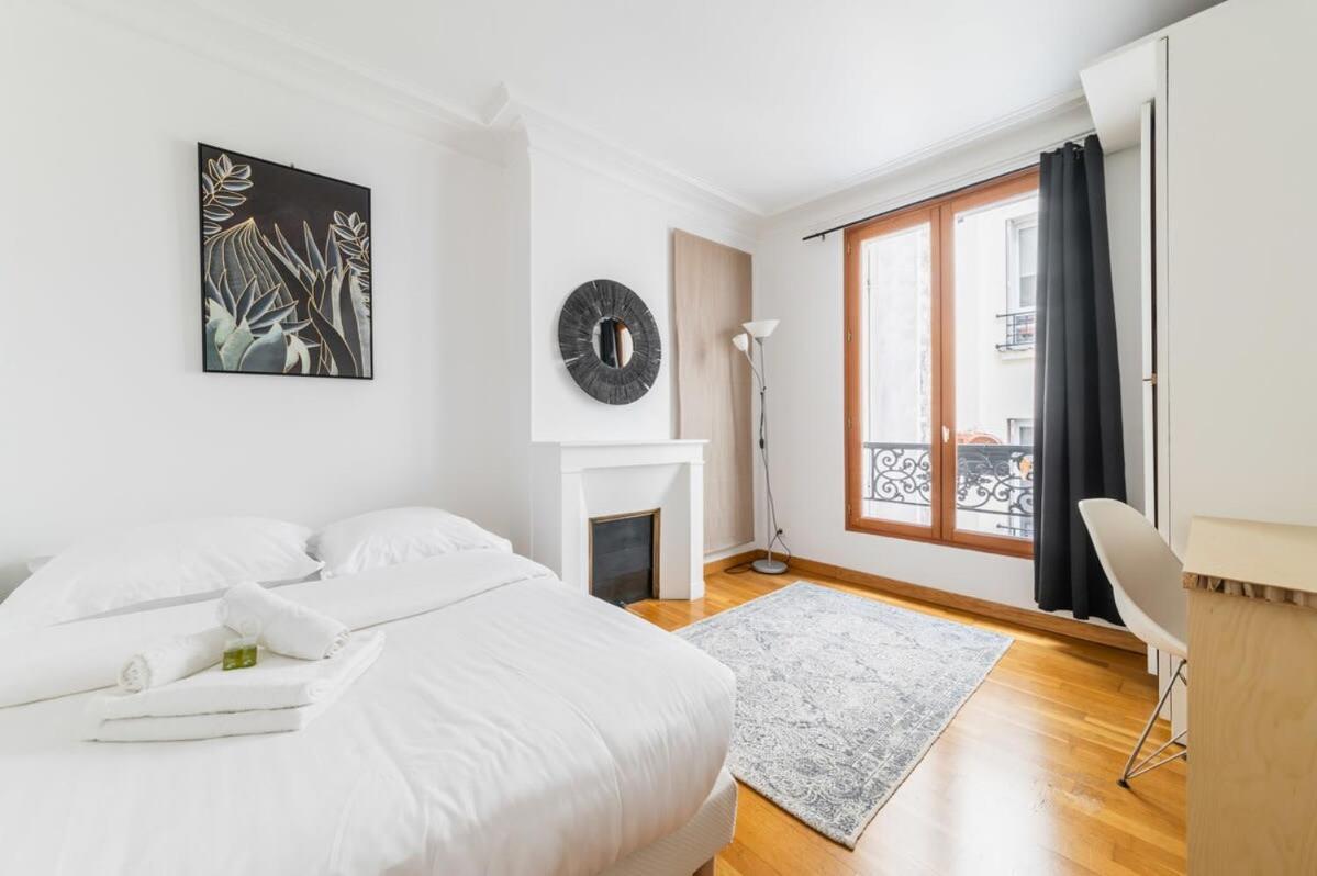 85M2 De Confort Paris 17 - Charme Parisien 6P - Flat-Guest المظهر الخارجي الصورة